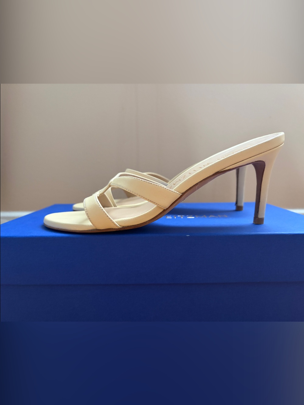 Stuart Weitzman Soiree Sleek 75 Sandal - Picture 3 of 3